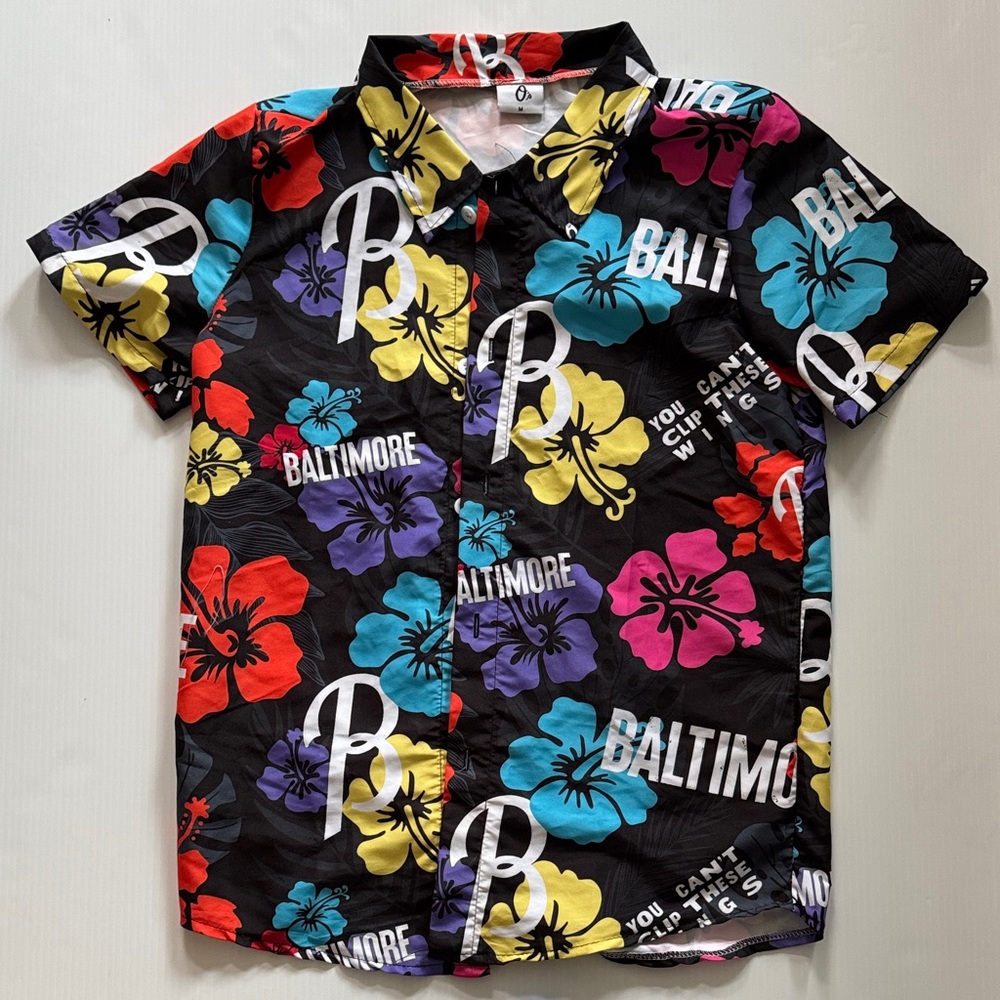 MBL Orioles Button Down Men’s Size Medium New!!
